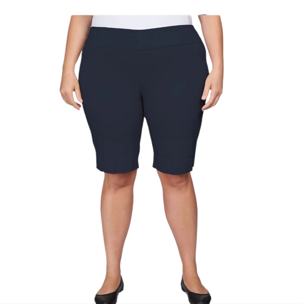 Rubu Rd. Pull On Bermuda Women's Navy Shorts Size 14